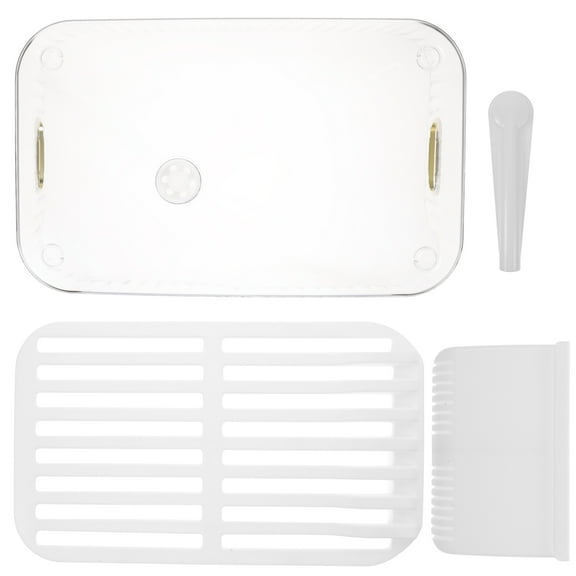 USHOBE Dish Washing Rack Drying Square 1Set 16.7X10.4X5.1In Pp