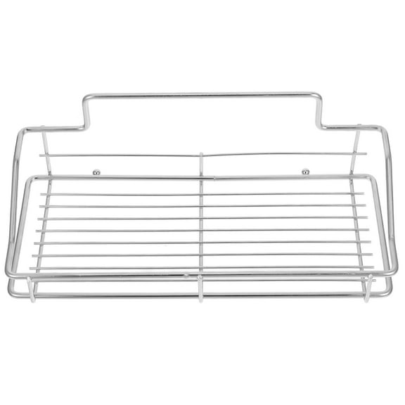 Raindrops Dishcloths Carbon Steel Storage Basket for Home 9.45X5.91X3.74in 1pc