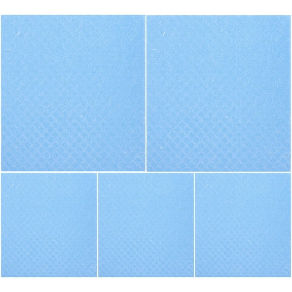 Raindrops Dishcloths Reusable Wood Fiber Gentle Excellent Cleaning Power for Kitchen5Pcs7.48X7.09X0.08in