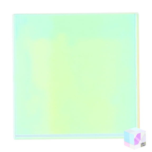 HIAKDOFT Optical Glass Cube Transparent 1Pcs 0.8x0.8x0.8in