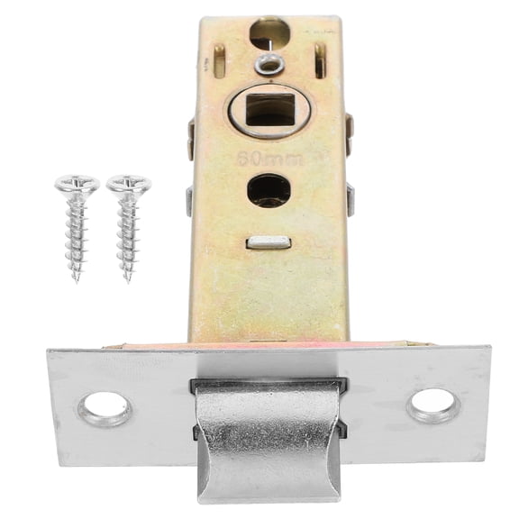 FOMIYES Adjustable Tubular Latch Golden Metal for Interior Door Handles Enhanced Security