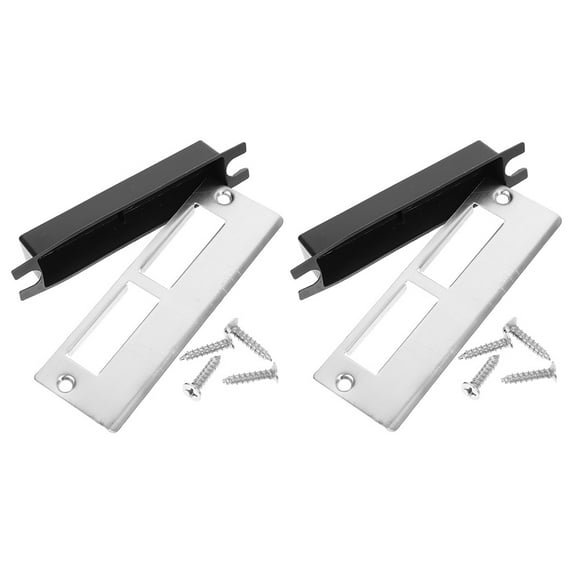 Raindrops Door Lock Security Metal Plate 2Sets Heavy Duty Round Shape For Schools Commercial Use