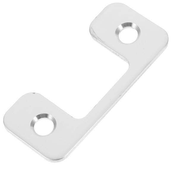 Raindrops Stainless Steel Door Strike Plate with Smooth Insertion Design for Versatile Locks and Elegant