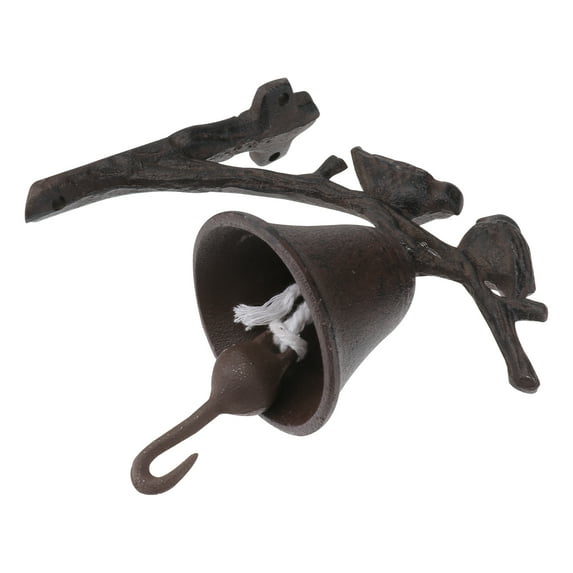 Raindrops  Doorbell Bird for Vintage Wind Chimes Home Decor Rustic Black