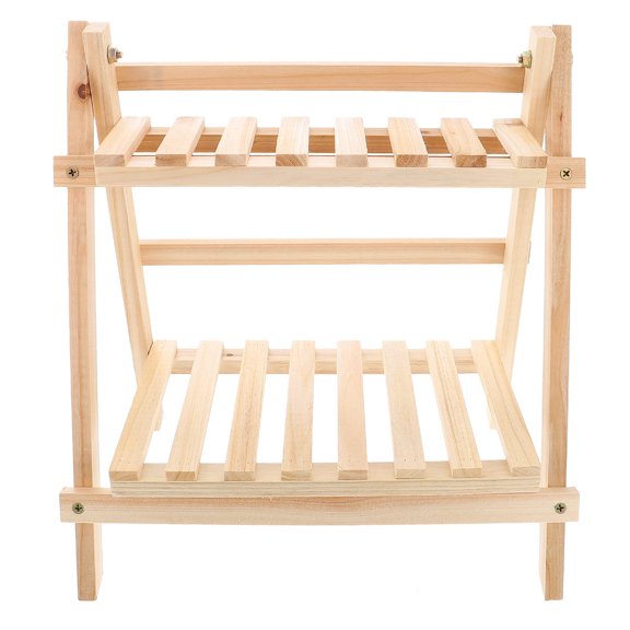 Raindrops Trapezoidal Tabletop Organizer Brown Office Use 1Pack 7.1In High