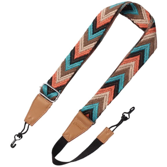 Raindrops Double J Strap Hook 1Pack Ukulele Strap Multi Color Adjustable No Buttons or Pegs for Adults Playing Ukulele