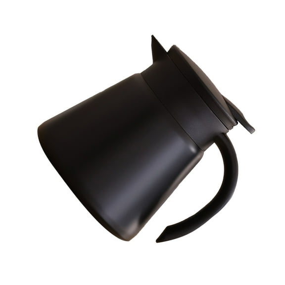 Raindrops Double Layer Insulated Pot 304 Stainless Steel 650ml Kettle Thermal Bottle Insulated Water Bottle (Black)