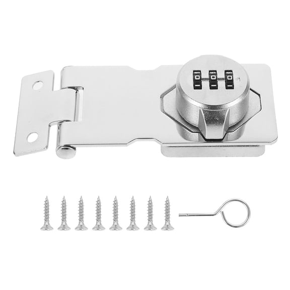 Raindrops  Drawer Lock Electronic Letter Cabinet Locks Combination Travel Silver