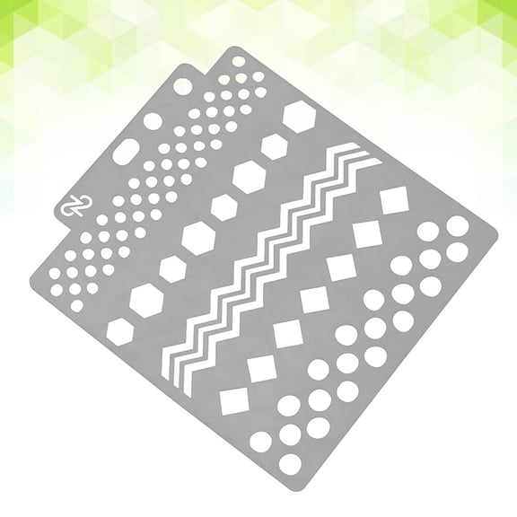 USHOBE Sturdy Grey Drawing Sheet Templates Waterproof Plastic for Use with Markers Pencil and Pen
