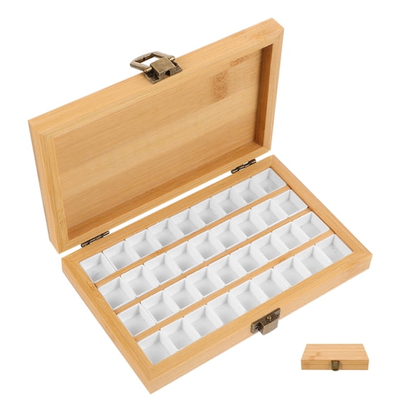 Raindrops Drawing Pigment Case Travel Watercolor Palette Box Child