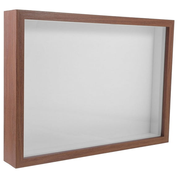 Raindrops Wooden Dried Flower Frame Dried Flowers Display Stand Floating Photo Frame Diy Display Box