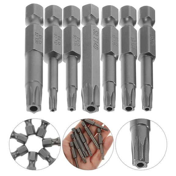 FOMIYES 1Set Multifunctional Plated Silver Drill Bits Kit with Cutter Heads for Metal Drilling
