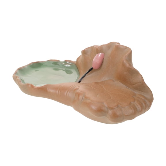 Raindrops Indoor Plant Saucer Tray Ceramic Flower Pot Tray with Drainage