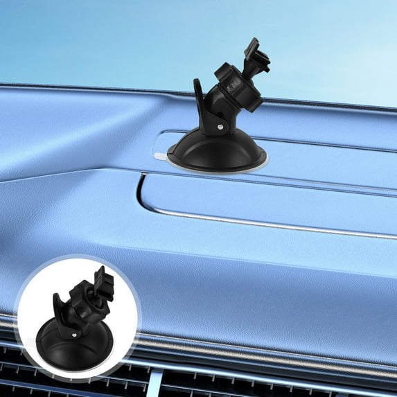 Raindrops Black Car Cup Holder Mount for Dash Cam Support - 1 Piece Accessory for Vehicle Cameras