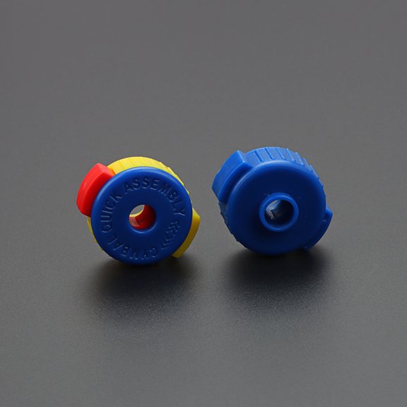 Raindrops Drum Accessories Pack with Quick Release Cymbal Nuts for Pegboard Assorted Color Plastic 2pcs