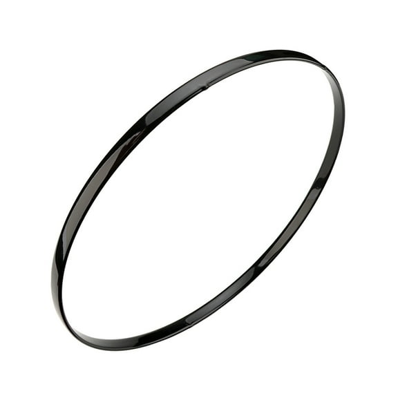 LABRIMP Durable Black Drum Rim Hoop for Home Use with Stable Tension and Classic Design