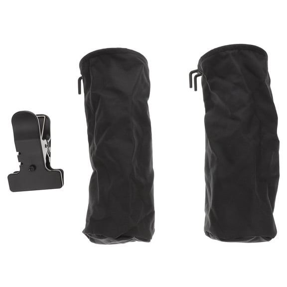 Raindrops Drumstick Holder Name Drum Stick Storage Bucket Drumstick Pouch 25X20X10CM Black