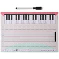 Raindrops Dry Erase Keyboard Practice Whiteboard for Kids
