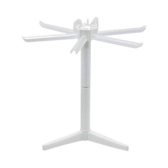Raindrops Drying Rack for Food Collapsible Noodle Hanger Dishes White