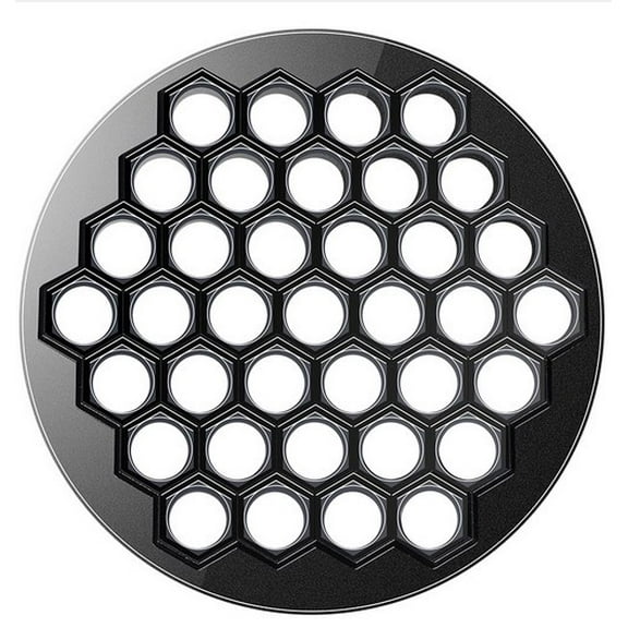 Raindrops Dumpling Maker 37 Holes Aluminum Alloy Dumpling Mold Kitchen Tool for Making Dumplings Ravioli Easy Dumpling Press for Home Cooking