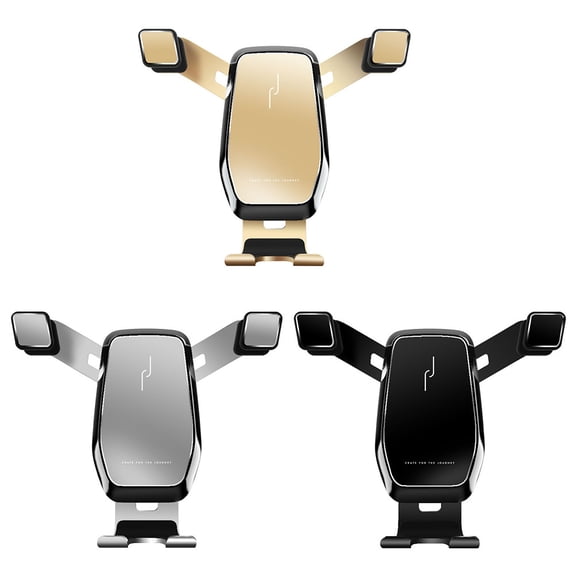 Raindrops Durable Aluminium Alloy Car Air Vent Phone Mount Holder for HandsFree Calling and Navigation