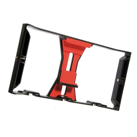 Raindrops Durable Cell Phone Video Rig Video Grip Hand-held Phone Video Holder (Black Red)