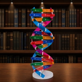 Raindrops DNA Double Helix Model Science Kit for Observation, Learning, and Analytical Skill Development