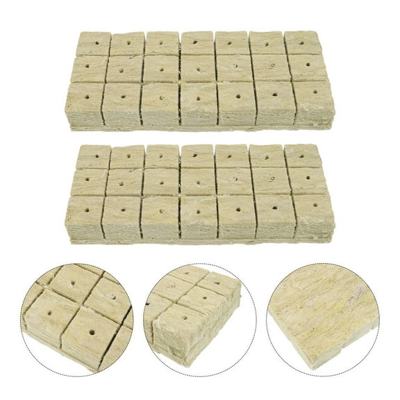 Raindrops Durable Grow Starter Plugs in Light Yellow Synthetic Material for Plant Use 42pcs