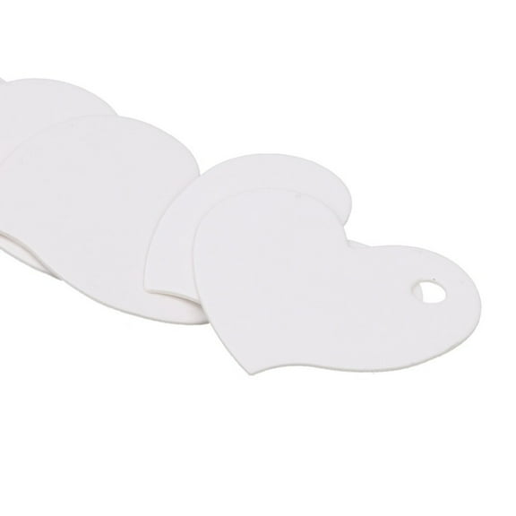 Raindrops Durable Kraft Paper Heart Shape Gift Tags for DIY and Decoration with Jute Rope 4 5*4 5cm