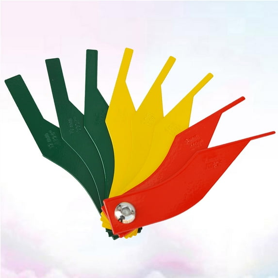 Raindrops Durable Metal Brake Pad Gauge for Measuring Car Brake Pads Convenient Tool Multi Color 8 Inch