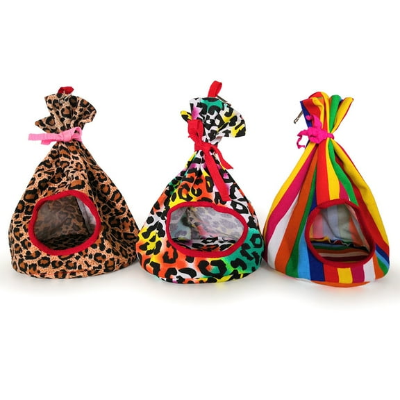 Raindrops Durable Pet Hanging Hammock Bird Nest Parrot Cage Bed Comfortable Safe