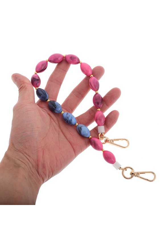 Beaded Chain Bag Strap Acrylic Replacement Accessory 1 Piece for Handbags