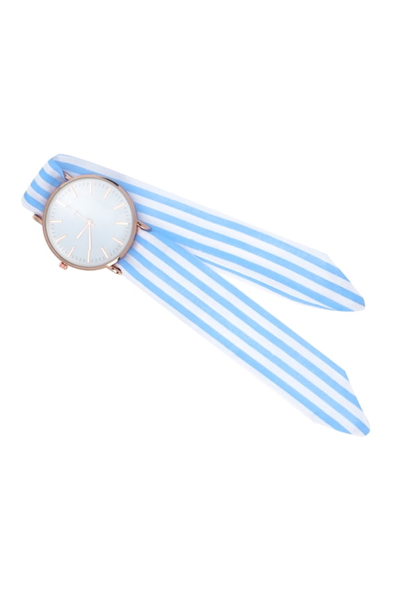 Durable Sky Blue Bowknot Watch Quartz Movement Suitable for Timekeeping