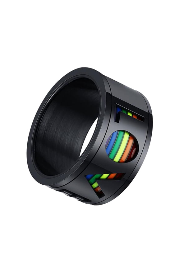 Men's Stainless Steel Black Rotating Stylish Design for Party and Everyday Wear