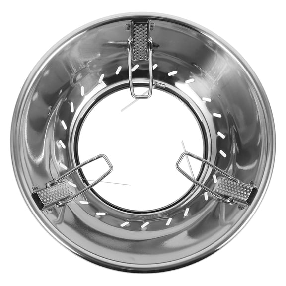 Raindrops Wok Pan Support Rack with Round Design Stainless Steel 1Pcs