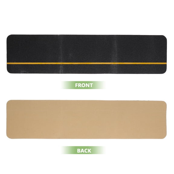 Raindrops Durable Yellow PVC Glow in The Dark Stair Treads Antislip Nonskid Traction Pads for Stairs 25cm