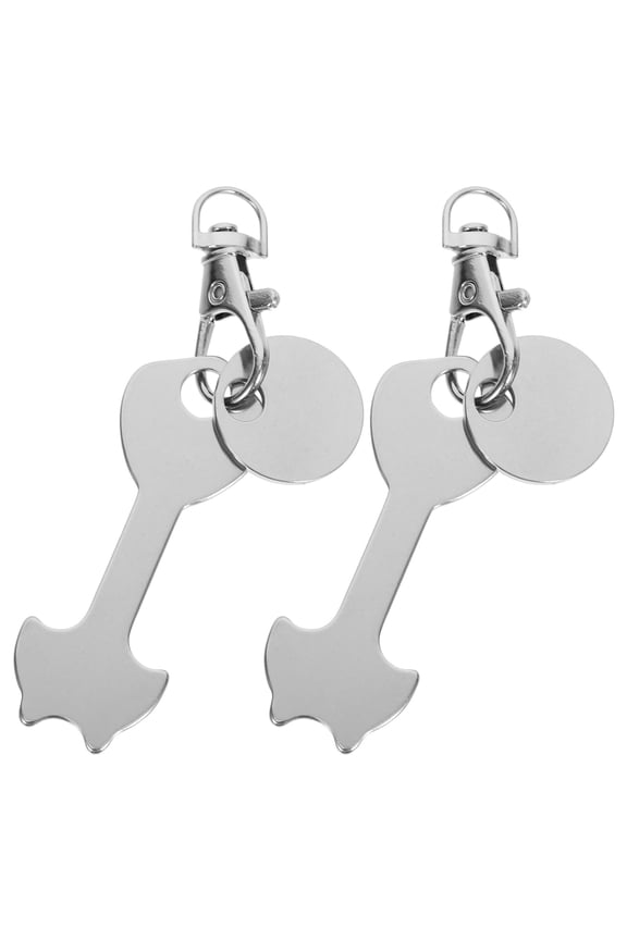 Daily Use Trolley Token 2 Sets 3.3x0.9x0.4in