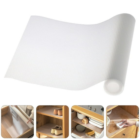 Raindrops EVA Mat for Cupboard 2Pcs Transparent Waterproof Non-slip Lining for Cabinets and Drawers 15.7*19.7*0.04in