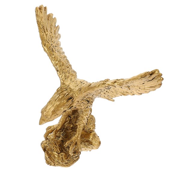 Raindrops  Eagle Ornaments Decorations Statues Sculpture Study Household Golden