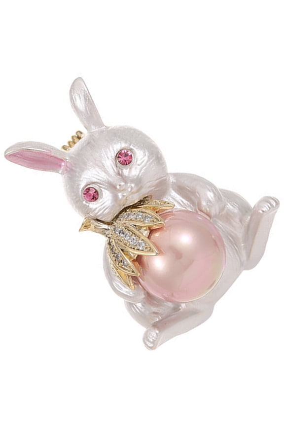 Easter Rabbit Brooch Rabbit Corsage Clothes Bunny Pin Ornament Clothes Breastpin