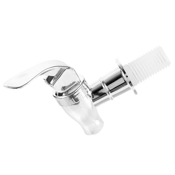 Raindrops Easy Installation Tap for Bottling Bucket Spigot ABS Silver 1Pack