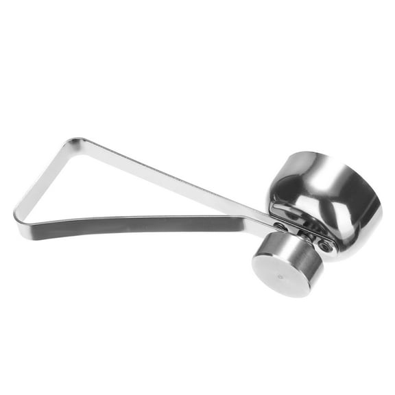DEMACRIO Handheld Egg Opener Stainless Steel Egg Cracking Gadget Silver 1Pc