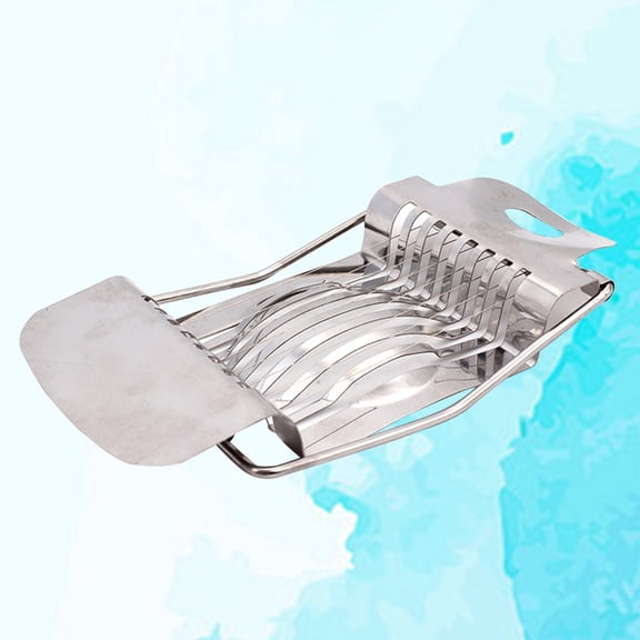 Raindrops Egg Slicer for Egg Wedging Heavy Duty Flat Handle Design 1Pack
