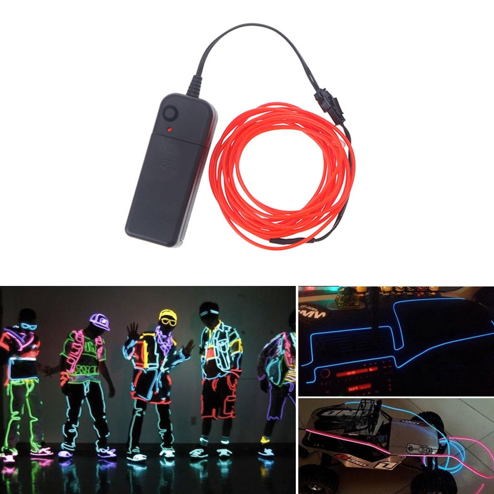 Raindrops El Wire Rope Light Strip Cable 200Cm Red for Diy Enthusiasts ...
