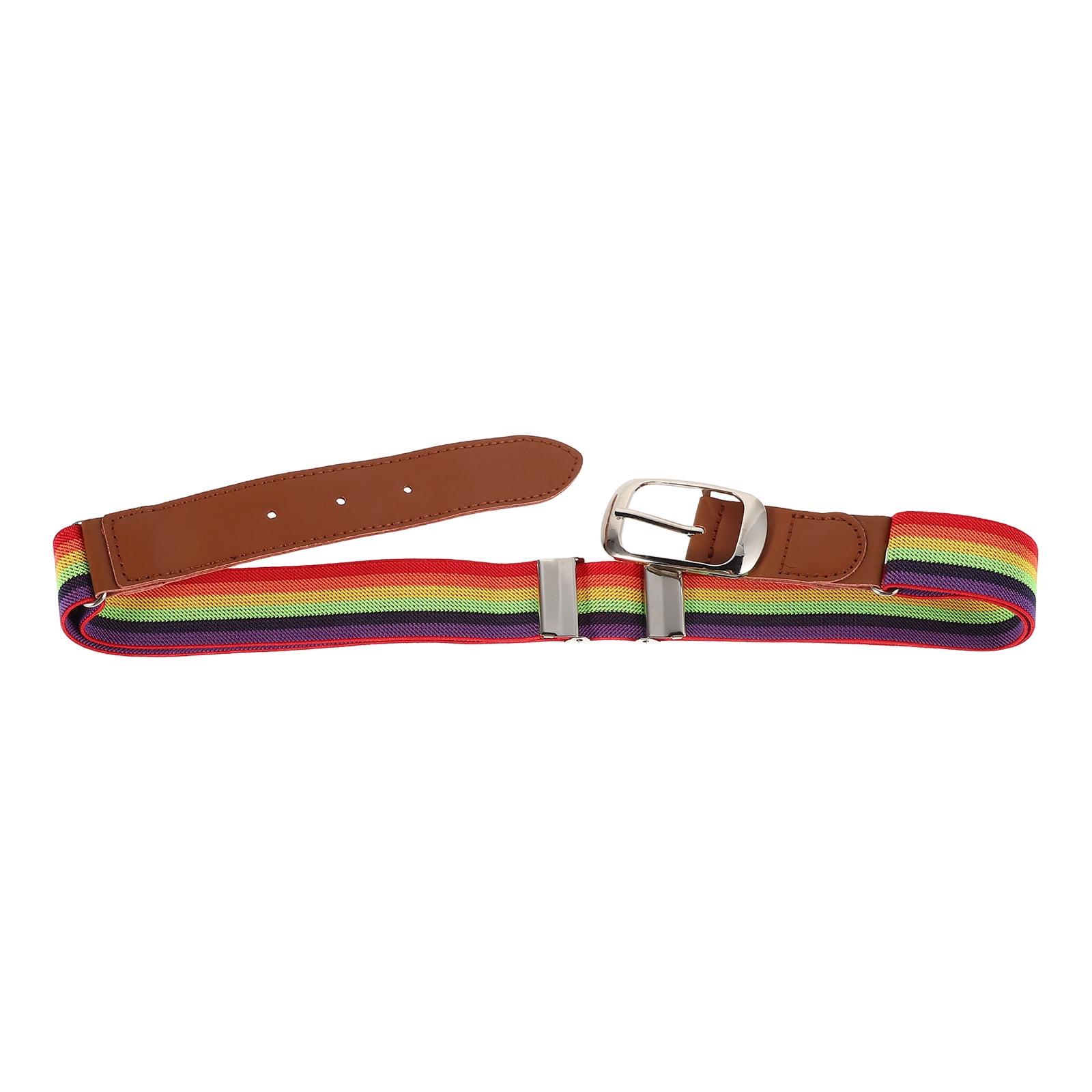 Fibbia Per Cintura Urban Backwoods Rainbow Peace - Metallo, 76x77 Mm, Adatta Per Cinture Fino A 4 Cm - 5