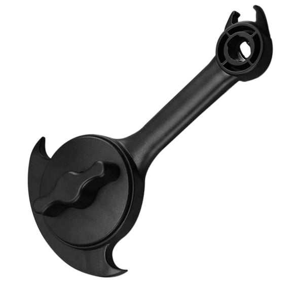 Stainless Steel Manual Can Opener Multifunctional Tool for Home Use Easy to Operate Black