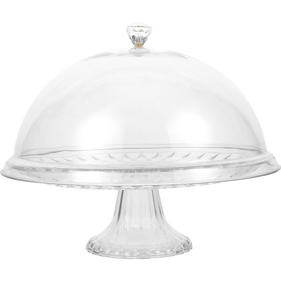 Raindrops Cake Cover Dome Cake Tray Transparent Pet 1Set