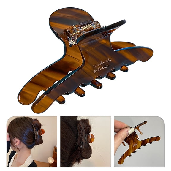 Raindrops Stylish Hair Clip Hair Claw Clip Acetate Sheet For Women 1Pack