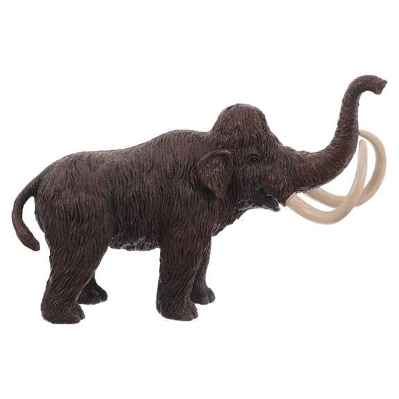 Raindrops Mini Elephant Figurine Realistic Plastic Educational Tool for Animal Model Collections 1Set