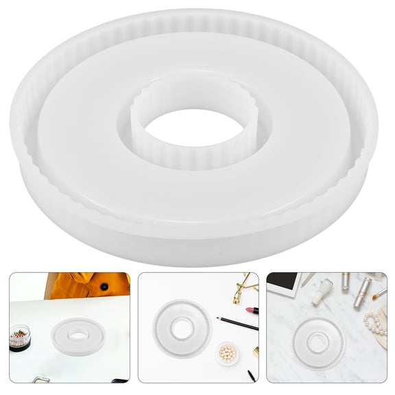 FOMIYES Silicone Jewelry Tray Mold for Epoxy Casting with Durable Flexible White Silicone for DIY Crafts